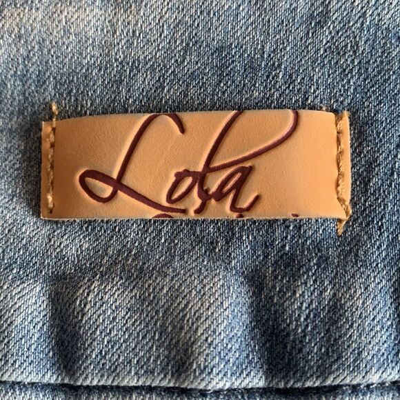 Lola Light Blue Anna MLB Mid Rise Stretchy Skinny Jeans - Picture 10 of 14